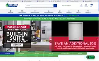 Westcoastappliance.ca Screenshot 2024-05-15 01:37:30