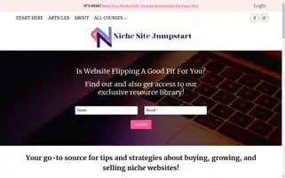 Nichesitejumpstart.com Screenshot 2024-05-23 16:43:34