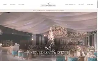 Uniquedesignandevents.com Screenshot 2024-06-11 16:03:41