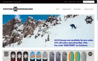 Venturesnowboards.com Screenshot 2024-05-04 17:56:07