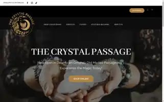 Thecrystalpassage.com Screenshot 2024-05-22 05:40:47