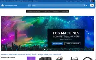 Southeastaudiosupply.com Screenshot 2024-05-20 11:47:17