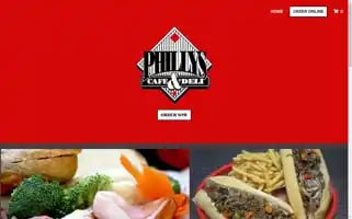 Orderphillyscafe.com Screenshot 2024-05-16 10:57:38