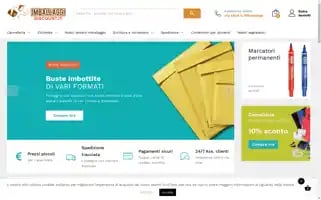 Imballaggidiscount.it Screenshot 2024-05-22 11:57:08