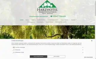 Harzhotel-warnstedt.de Screenshot 2024-04-15 15:31:43