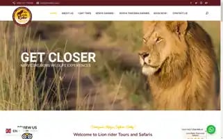 Lionridertours.com Screenshot 2024-04-24 10:48:29
