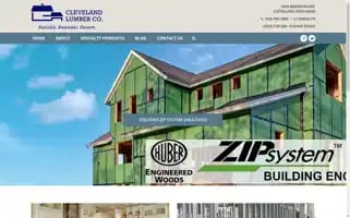 Clevelandlumber.com Screenshot 2024-05-09 03:30:40