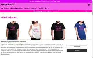 Dutchunicorn.myspreadshop.nl Screenshot 2024-06-16 23:14:04
