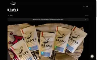 Bravecoffeeco.com Screenshot 2024-05-05 17:18:07