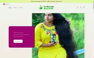 Maruthiayurvedic.store Screenshot 2024-04-27 07:41:10