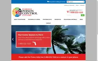 Floridapoisoncontrol.org Screenshot 2024-07-01 09:03:14
