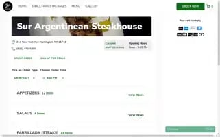 Ordersurargentineansteakhouse.com Screenshot 2024-06-13 23:26:48