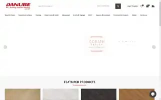 Danubebuildingmaterials.com Screenshot 2024-07-01 23:55:59