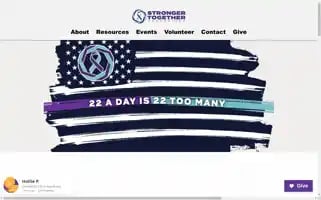 Strongertogetherfoundation.org Screenshot 2024-05-19 07:47:45
