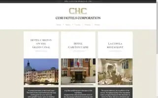 Corihotels.it Screenshot 2024-04-23 19:56:33