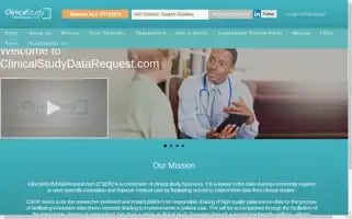 Clinicalstudydatarequest.com Screenshot 2024-06-13 08:58:33