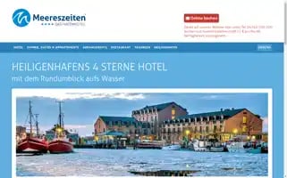 Hafenhotel-meereszeiten.de Screenshot 2024-04-25 04:05:40