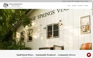Pagespringscellars.com Screenshot 2024-07-06 21:14:52