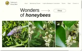 Valentourshoneybees.com Screenshot 2024-04-15 20:44:36