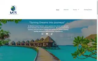 Melissatravelservice.com Screenshot 2024-04-25 11:00:33