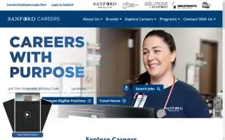 Sanfordcareers.com Screenshot 2024-07-04 06:52:30