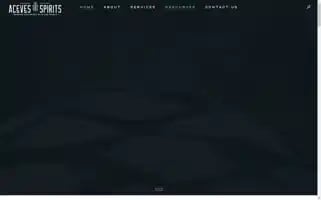 Acevesspirits.com Screenshot 2024-07-01 09:14:19