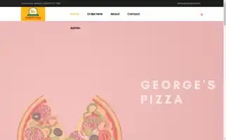 Georgespizza.uk Screenshot 2024-05-20 08:25:54