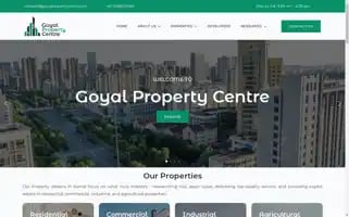 Goyalpropertycentre.com Screenshot 2024-07-09 07:44:09
