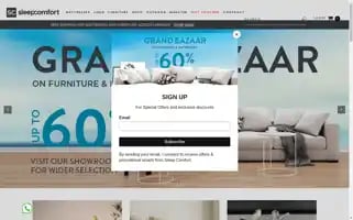 Sleepcomfort.com Screenshot 2024-06-28 14:28:36