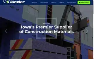 Kinzlermaterials.com Screenshot 2024-07-05 17:58:03