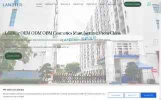 Landiercosmetic.com Screenshot 2024-05-27 01:45:39