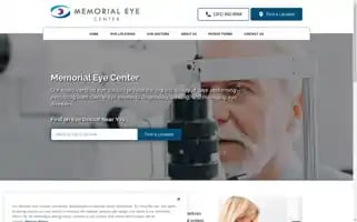 Memorialeyecenter.com Screenshot 2024-05-12 22:14:41