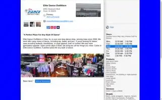 Elitedanceoutfittersia.com Screenshot 2024-05-15 21:06:29